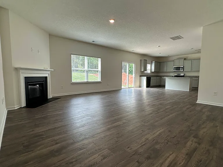 spacious living room