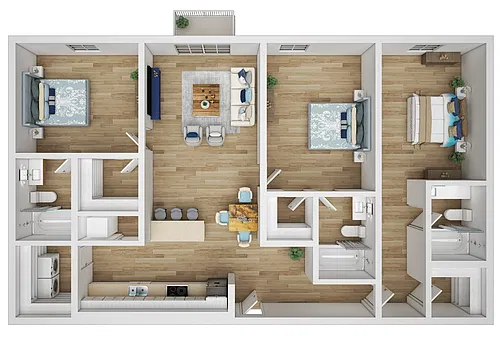Floor plan Retreat Renovated