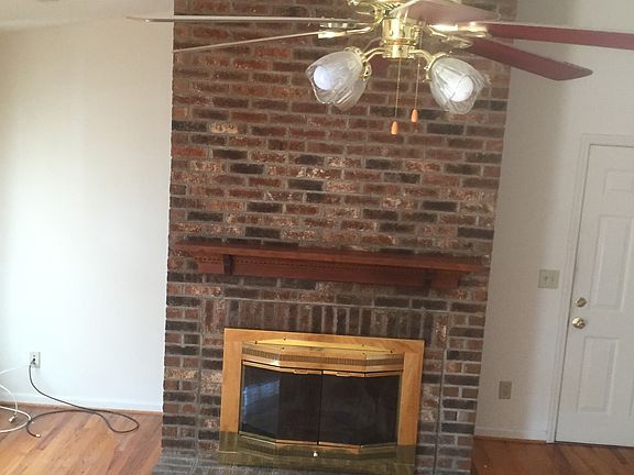Fireplace, cathedral ceiling