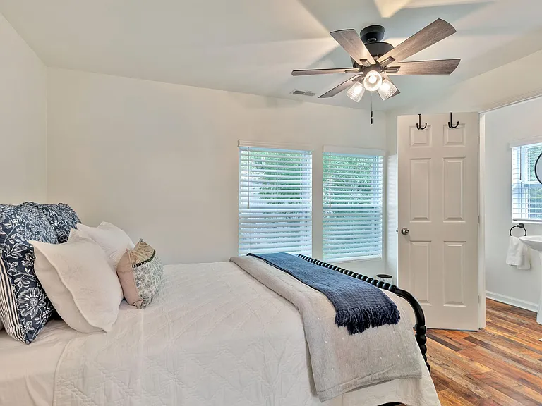Master bedroom and bath