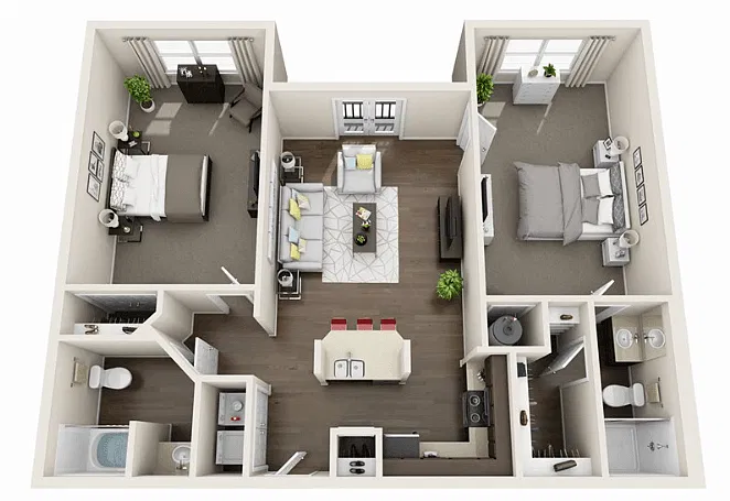 Floor plan Chaplin