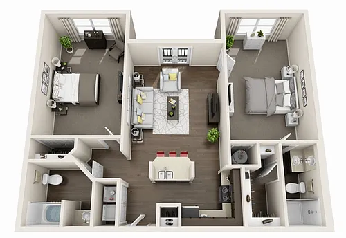 Floor plan Chaplin