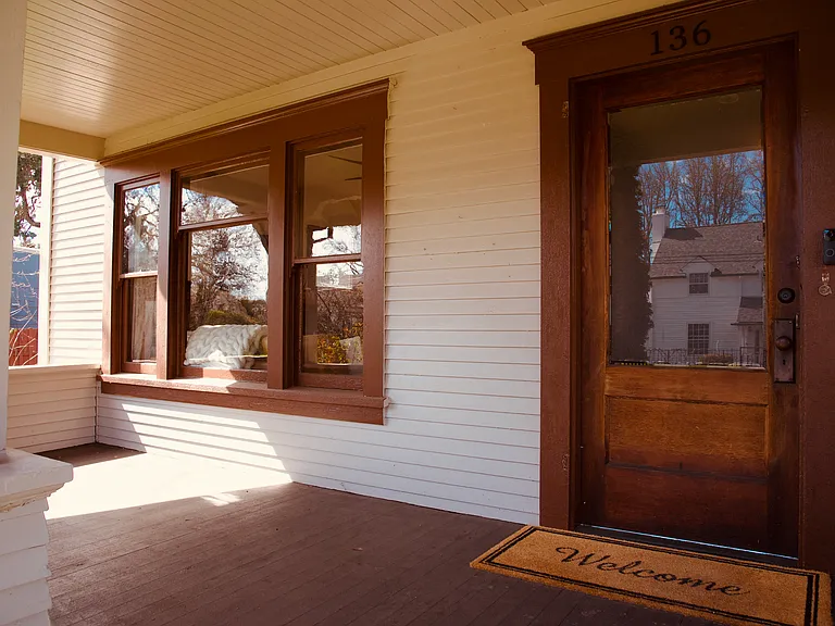 main house: front porch