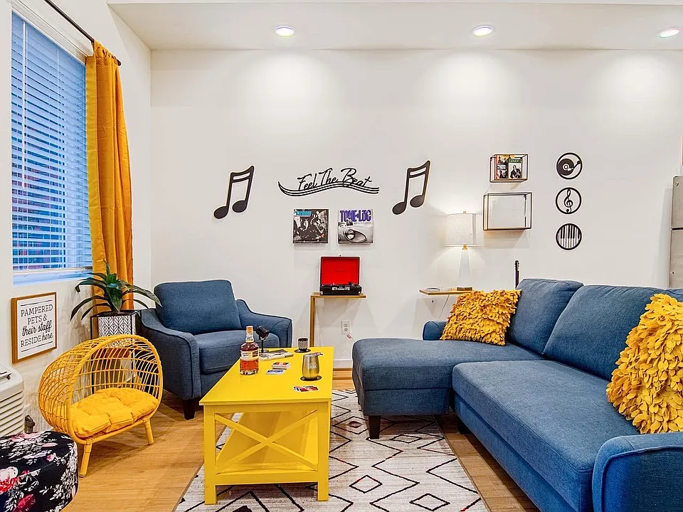 tastefully-decorated living room