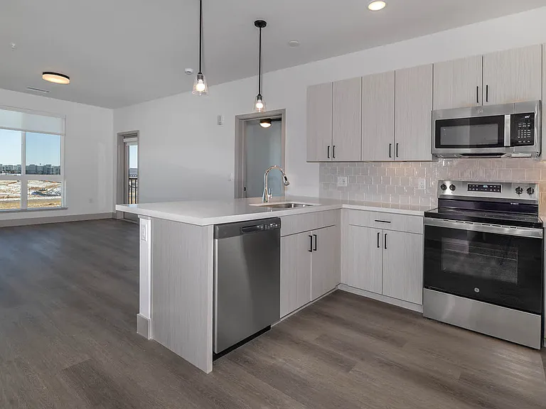 Kitchen with Stainless Steel Appliances