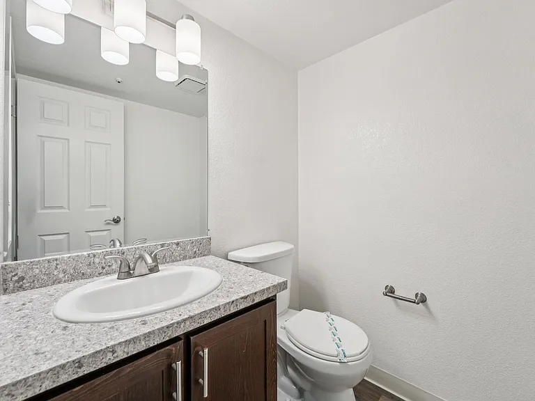 Renovated bathrooms.