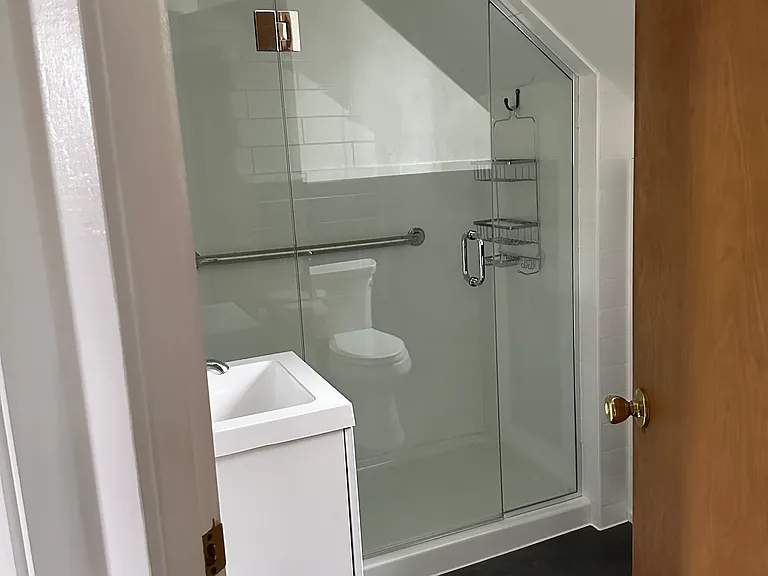 All new modern Bath with shower