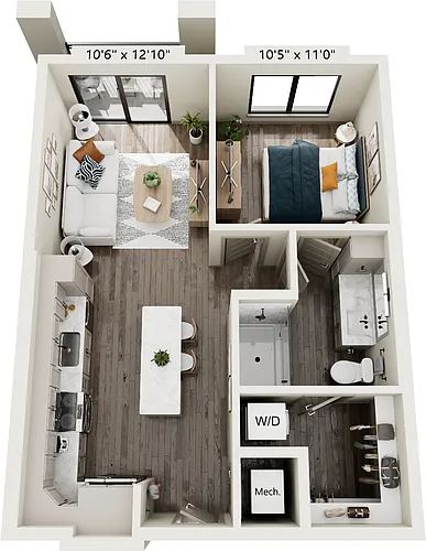 Floor plan A10