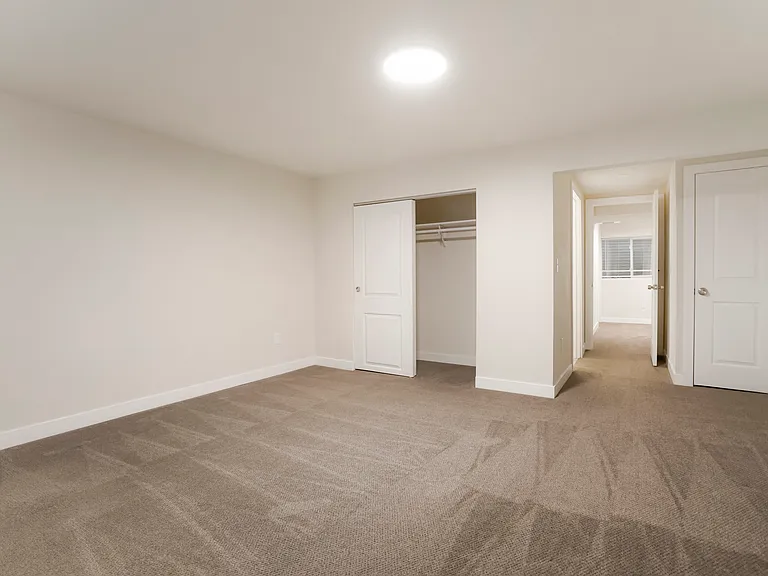 En-Suite with 2 closets and Hallway