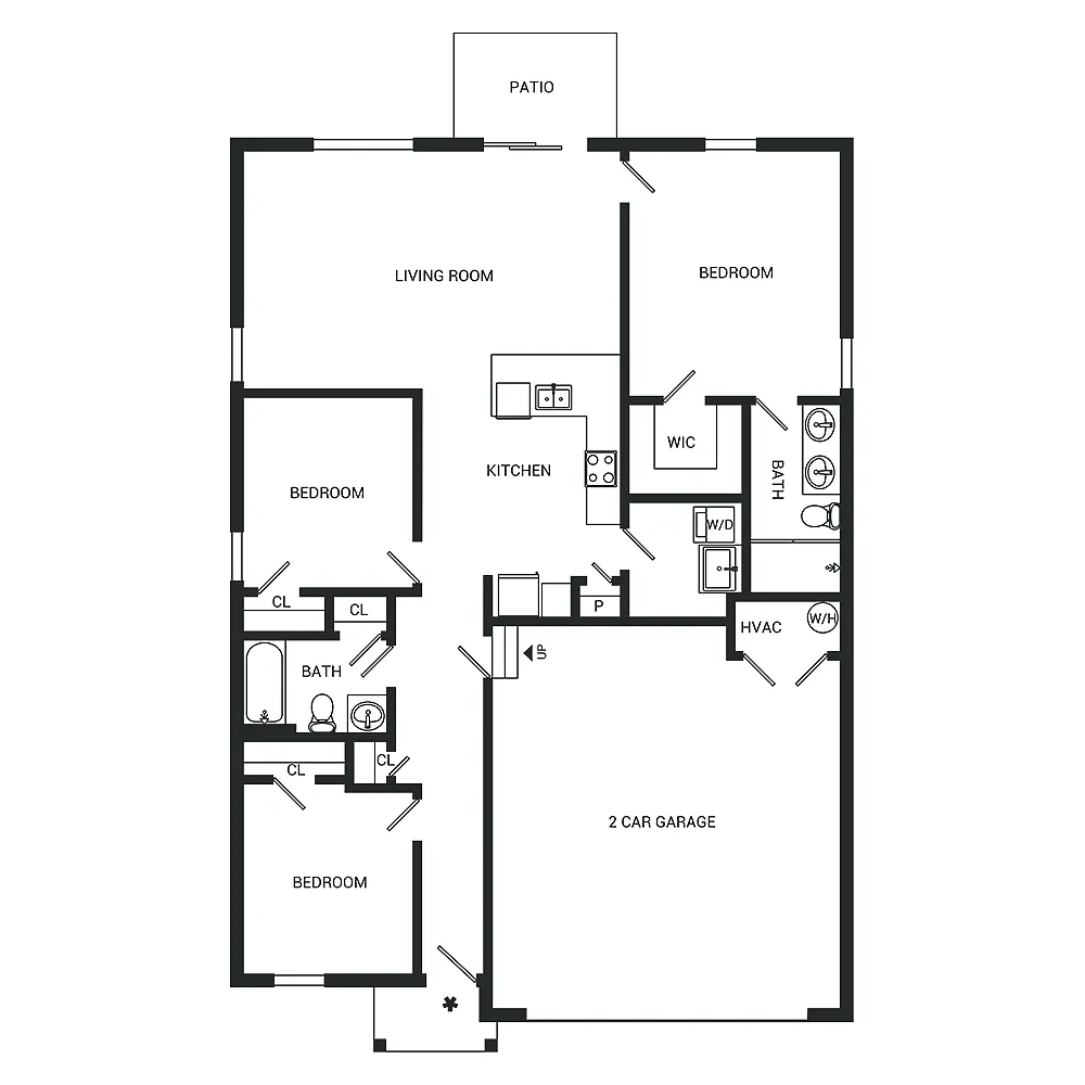 Floor plan Willow