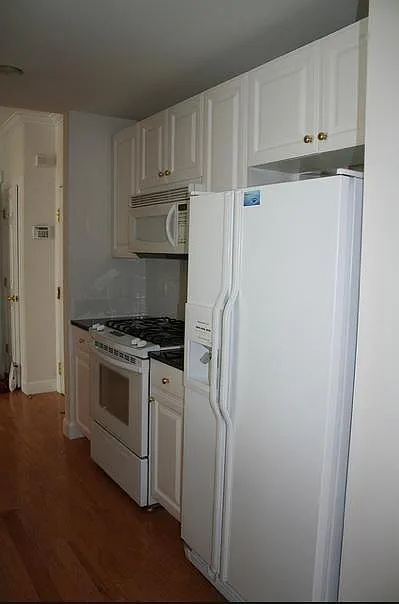 One side of the kitchen