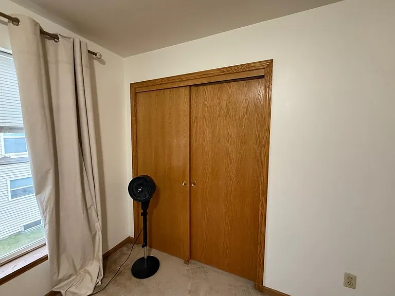 full size closets in each bed room