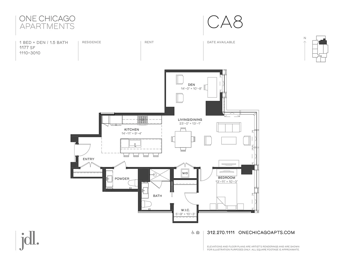 Floor plan CA8