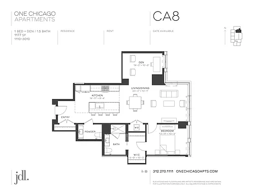 Floor plan CA8