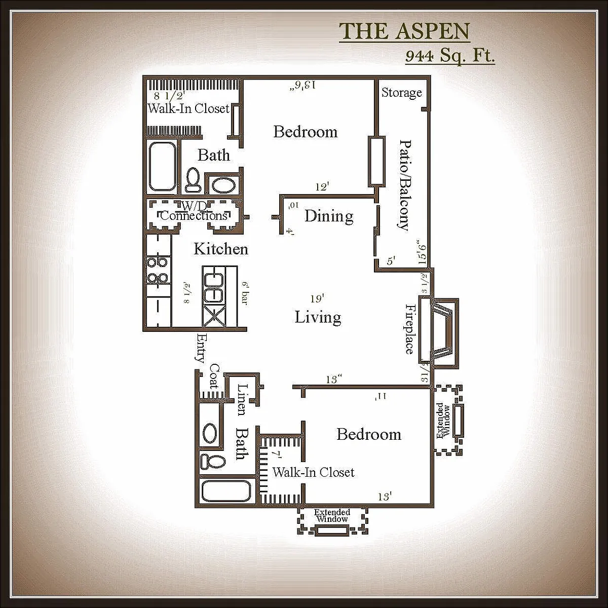 Floor plan The Aspen