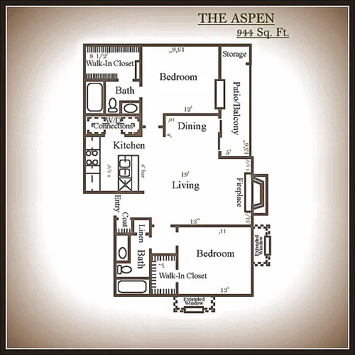 Floor plan The Aspen