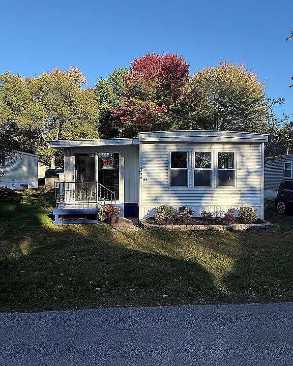 Front of home on Birch