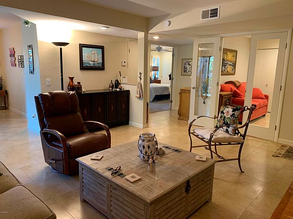 Living room opens up