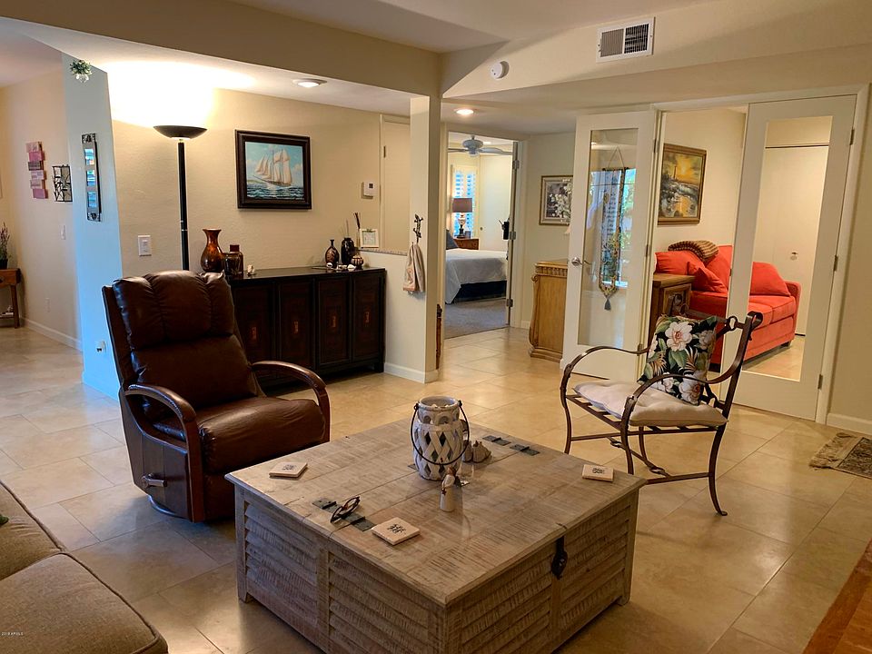 Living room opens up