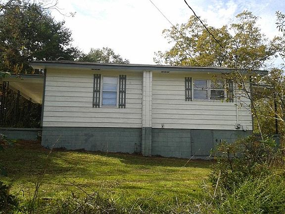 Right side of house