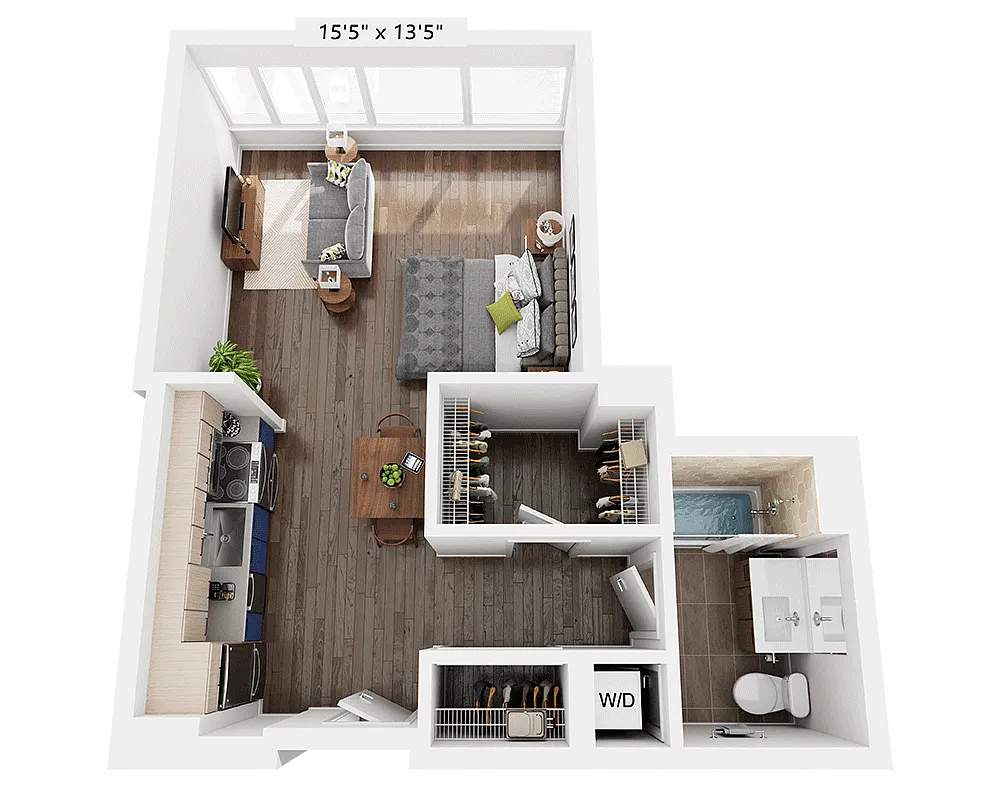 Floor plan Studio E1EE