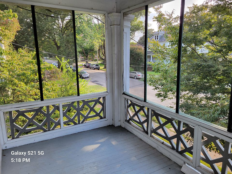 Street view from the screen porch.