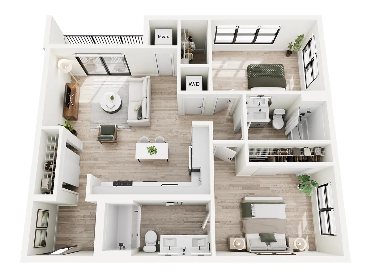 Floor plan B1