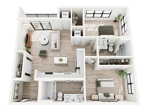 Floor plan B1
