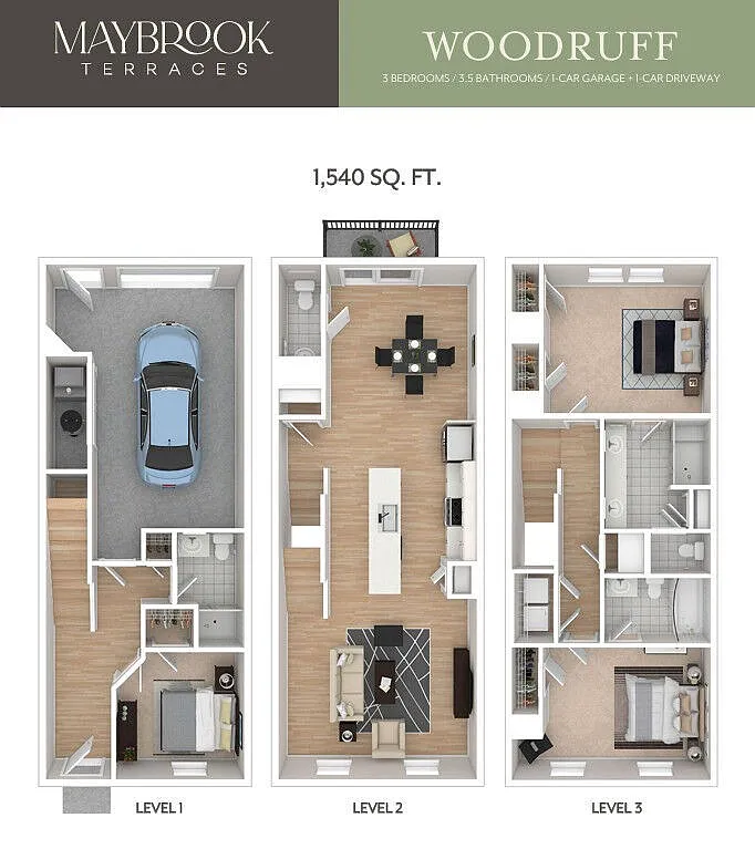 Floor plan Woodruff