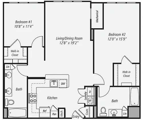 Floor plan B2a-1151