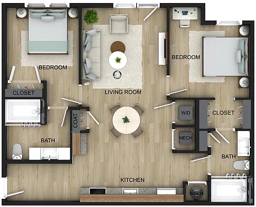 Floor plan B3