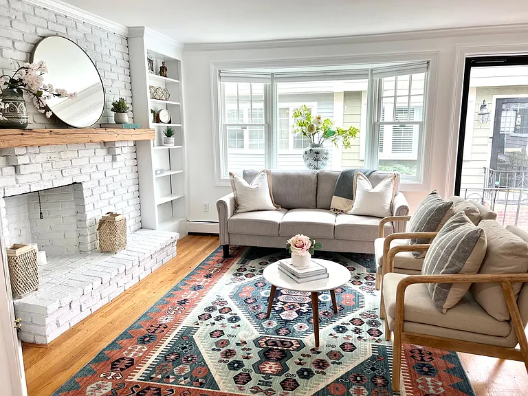 Bright and airy living room
