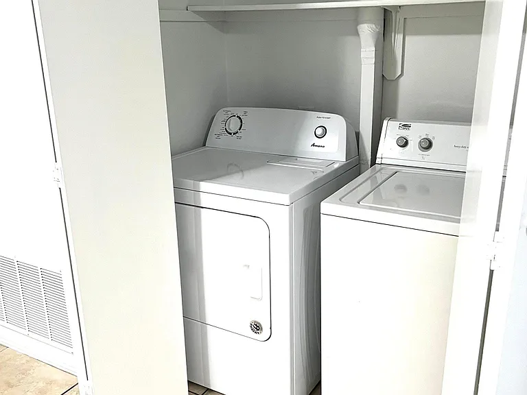 Laundry closet