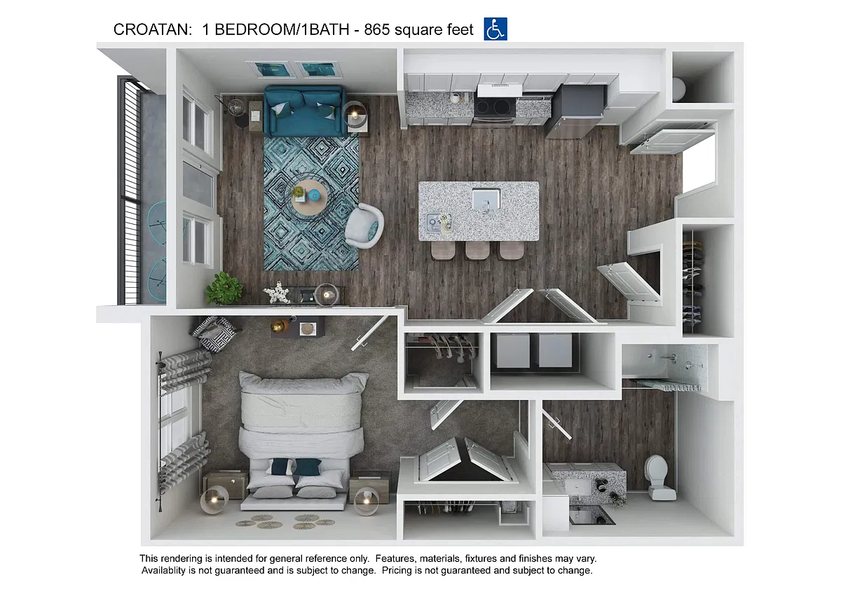Floor plan A1H - Croatan