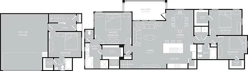 Floor plan D1T