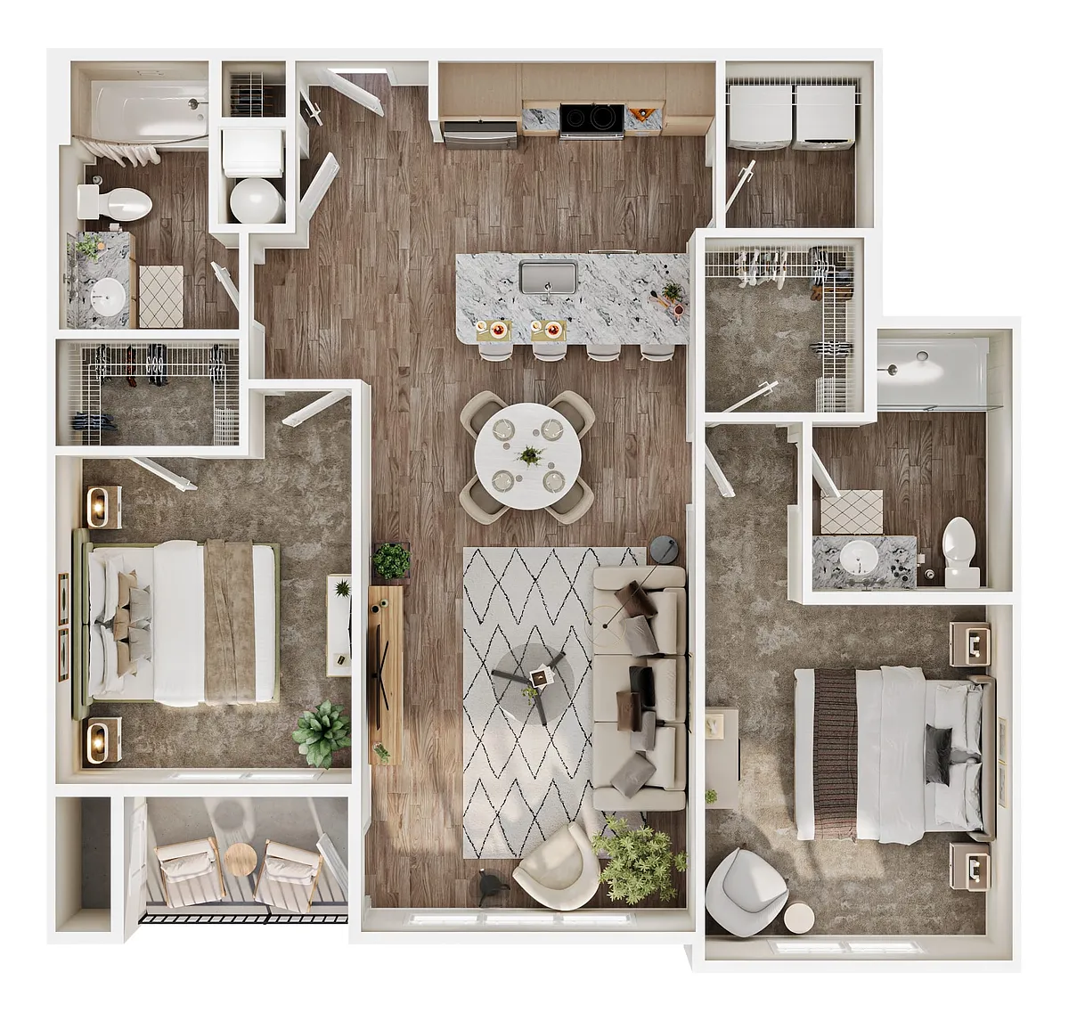 Floor plan B2