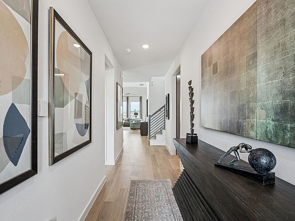 Entry in the Trinity home plan by Trophy Signature Homes - REPRESENTATIVE PHOTO