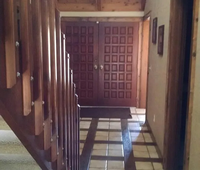 Unique woodwork throughout the home