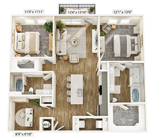 Floor plan B3