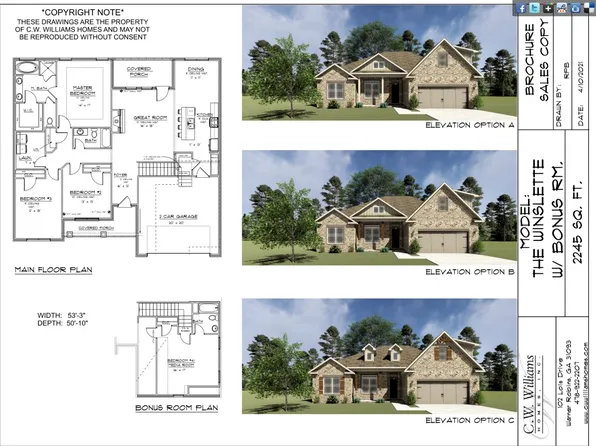 The Winslette Bonus Plan, The Estates at Agricultural Village