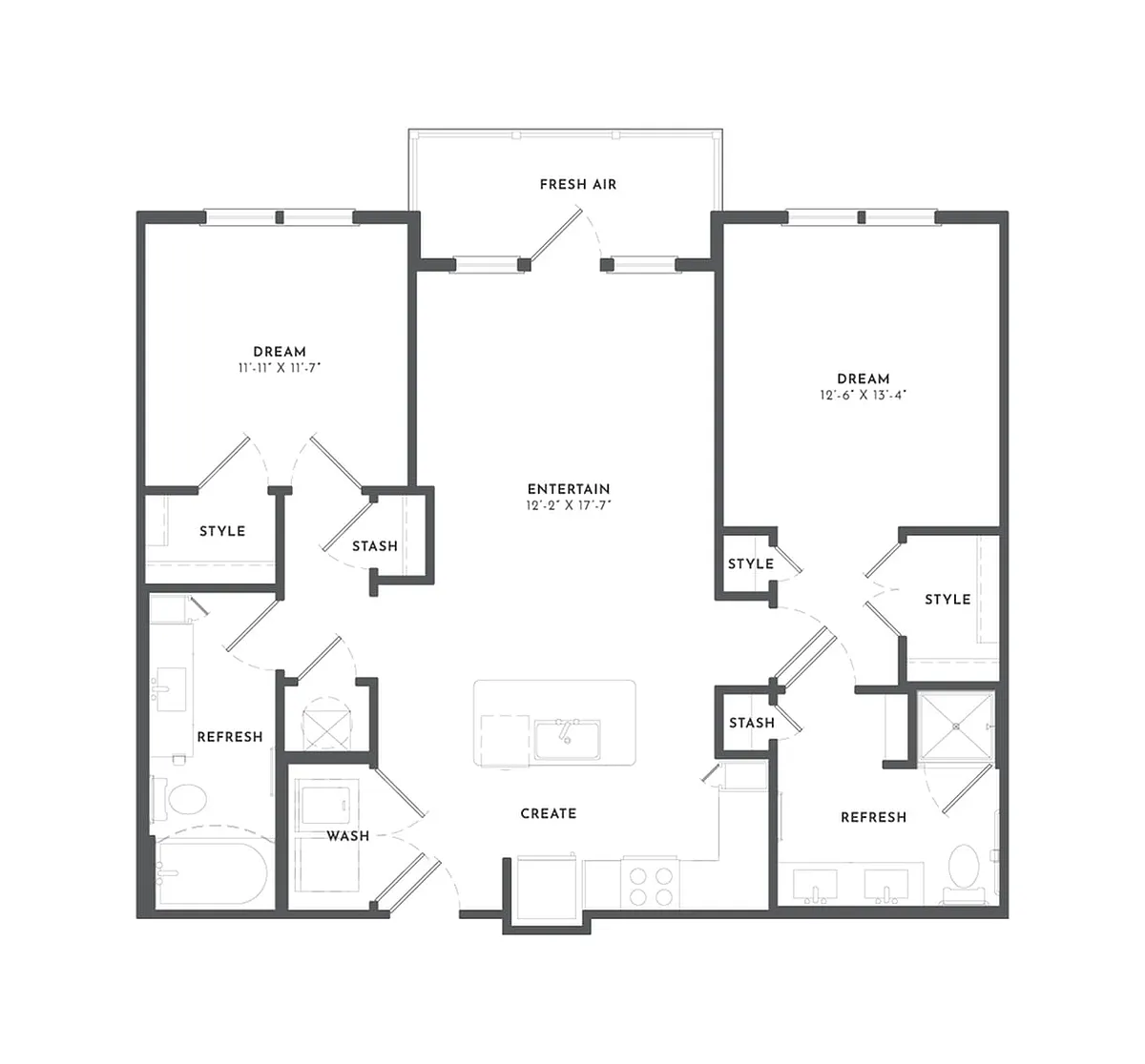 Floor plan B1 Type A