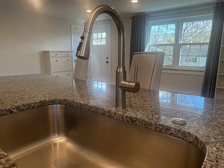 Kitchen Island with garbage disposal
