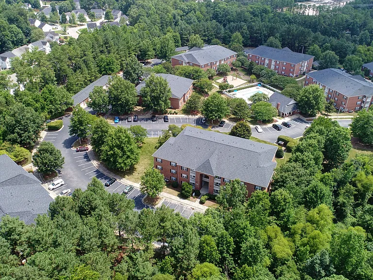 Aerial View of Trellis Pointe Apartment Homes in Holly Springs, NC