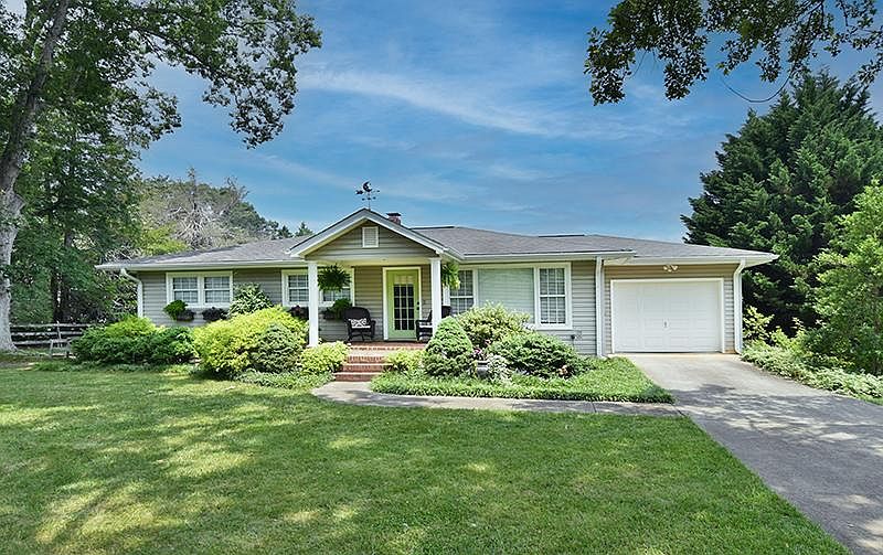Front porch and driveway