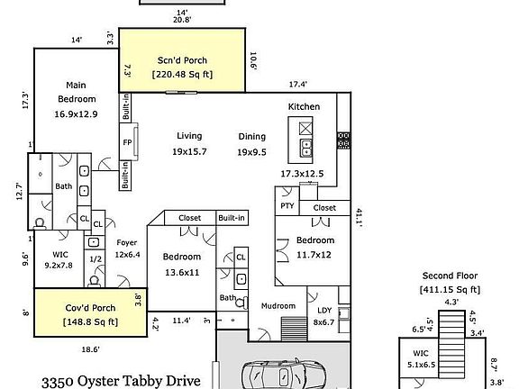 2nd image of 3350 Oyster Tabby Drive