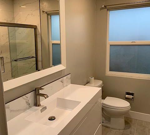 Newly remodeled bathroom