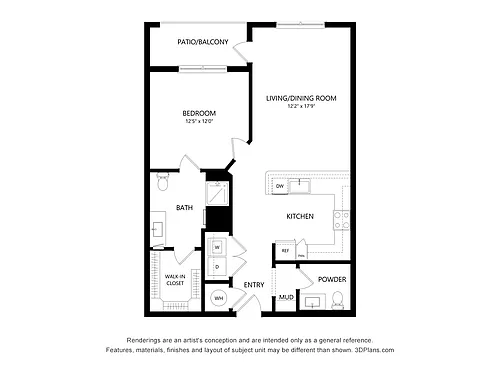 Floor plan A3-HC
