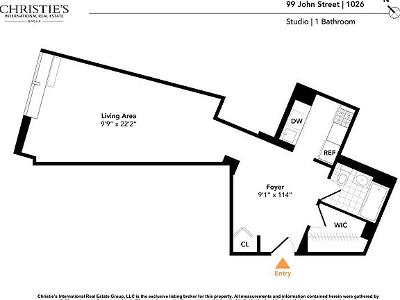 2nd image of 99 John St APT 1026