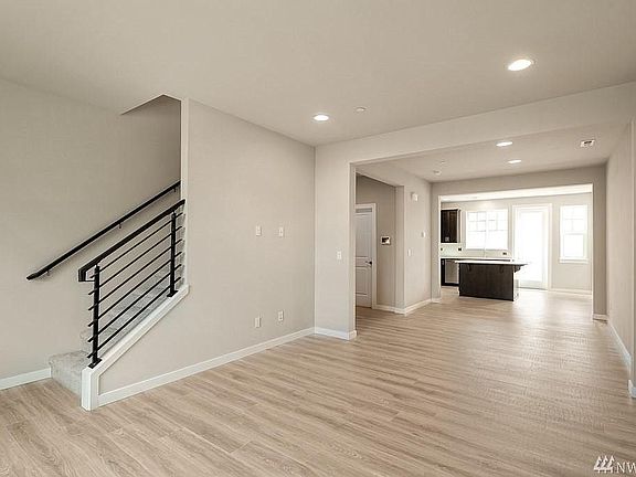 living room + kitchen