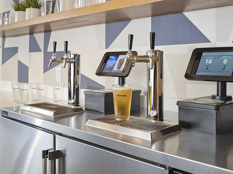 Complimentary Beer & Cold Brew on Tap